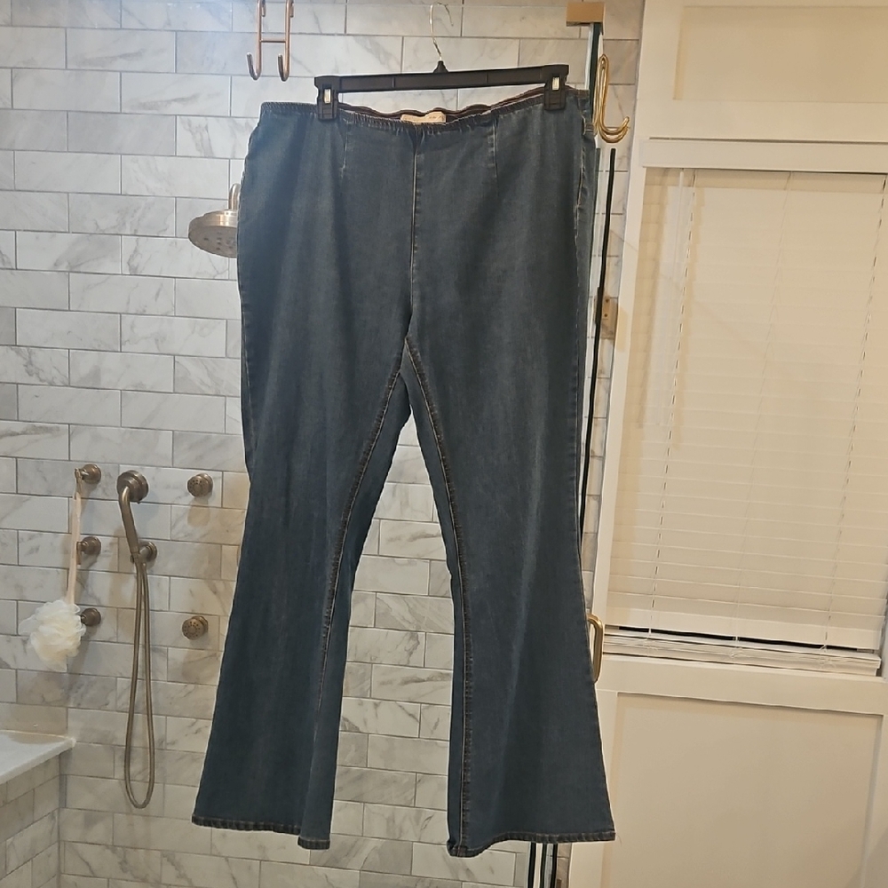 Blue Flared Jeans